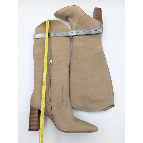 Dolce Vita Tan Heeled Boots - Picture 5 of 15
